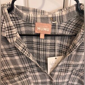 NWT MUMU Leo Button Down Tunic